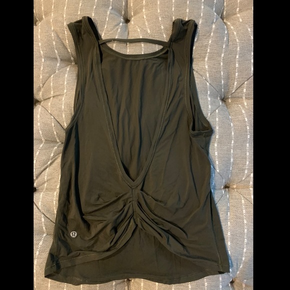 lululemon athletica Tops - Lululemon Fitted Open Back Tank